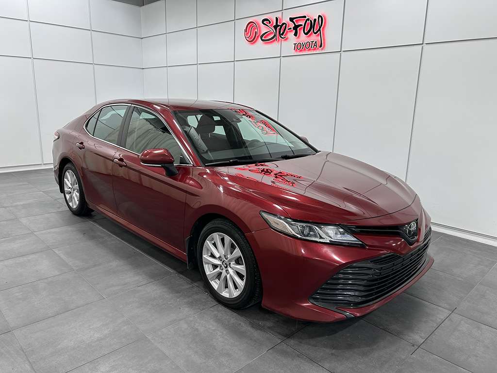Red 2019 Toyota Camry LE FWD Sedan Front-Wheel Drive Automatic