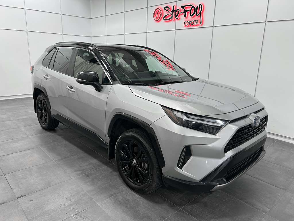 Silver 2023 Toyota RAV4 Hybrid XSE AWD SUV / Crossover All-Wheel Drive Continuously Variable Transmission