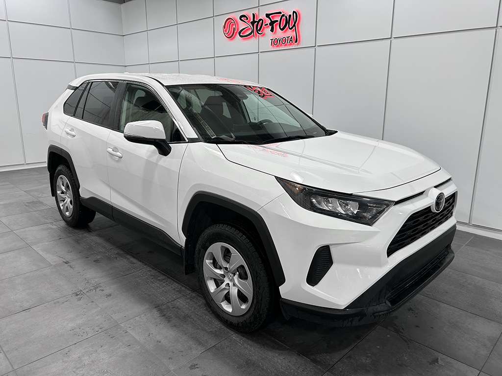 White 2023 Toyota RAV4 LE AWD SUV / Crossover All-Wheel Drive Automatic