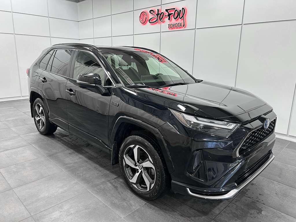 Black 2024 Toyota RAV4 Prime SUV / Crossover All-Wheel Drive Continuously Variable Transmission