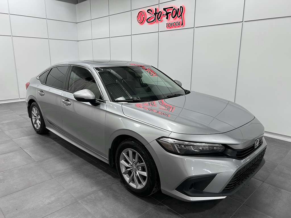 Silver 2024 Honda Civic EX FWD Sedan Front-Wheel Drive Automatic