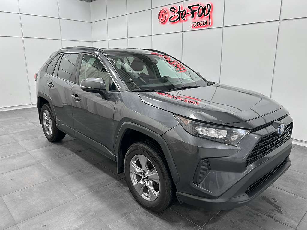 Gray 2023 Toyota RAV4 Hybrid LE AWD SUV / Crossover All-Wheel Drive Continuously Variable Transmission