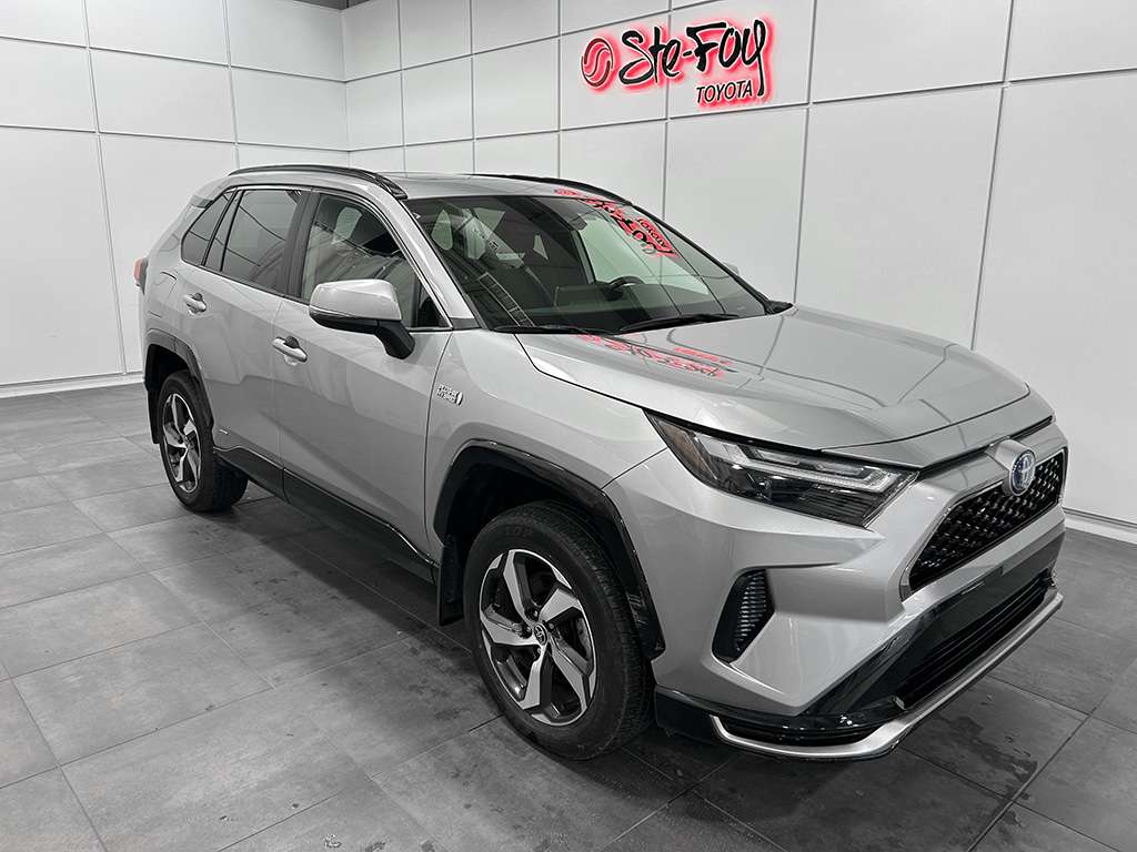 Silver 2023 Toyota RAV4 Prime SUV / Crossover All-Wheel Drive Continuously Variable Transmission