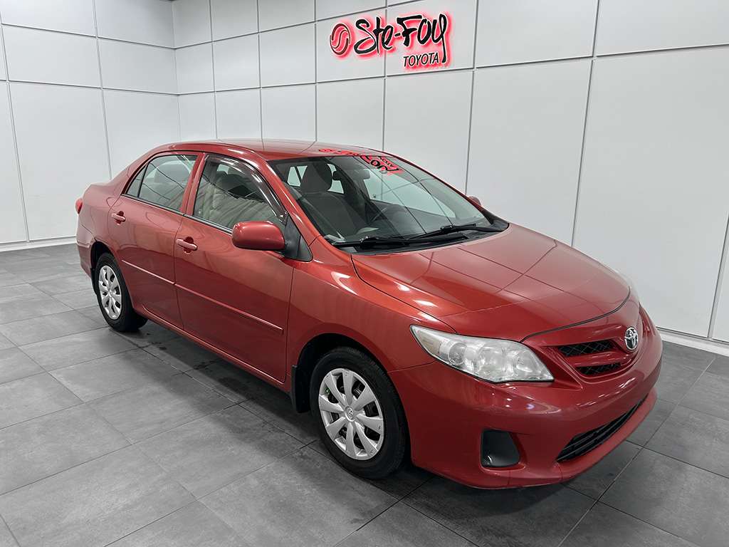 Red 2013 Toyota Corolla CE Sedan Automatic