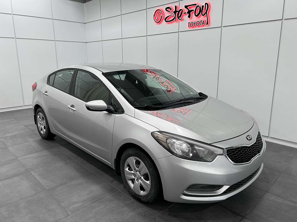 Silver 2015 Kia Forte LX Sedan Front-Wheel Drive Automatic