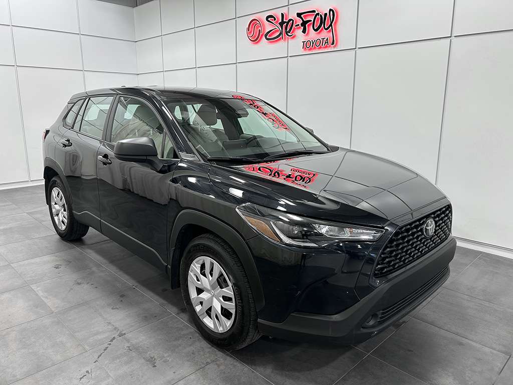 Black 2024 Toyota Corolla Cross L FWD SUV / Crossover Front-Wheel Drive Continuously Variable Transmission