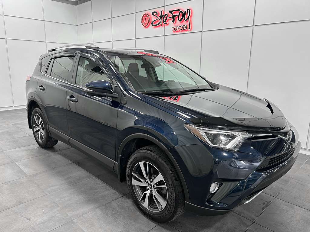 Blue 2018 Toyota RAV4 XLE SUV / Crossover Front-Wheel Drive Automatic