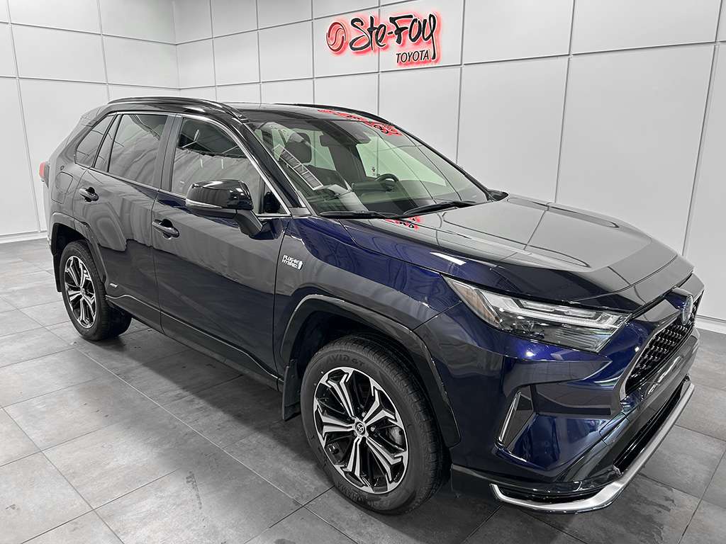 Blue 2024 Toyota RAV4 Prime SUV / Crossover All-Wheel Drive Continuously Variable Transmission
