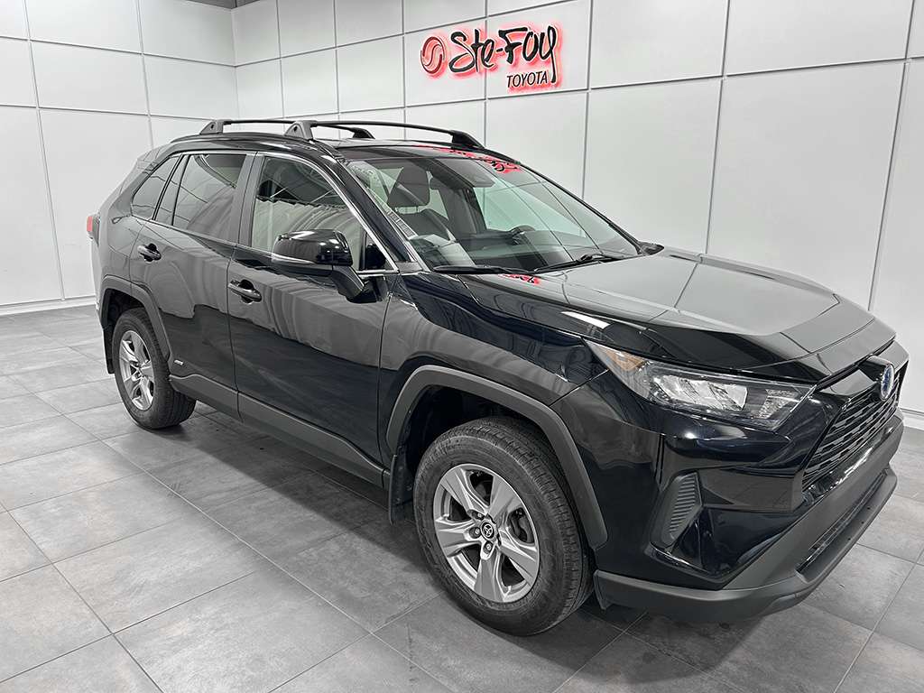 Black 2022 Toyota RAV4 Hybrid SUV / Crossover All-Wheel Drive Continuously Variable Transmission
