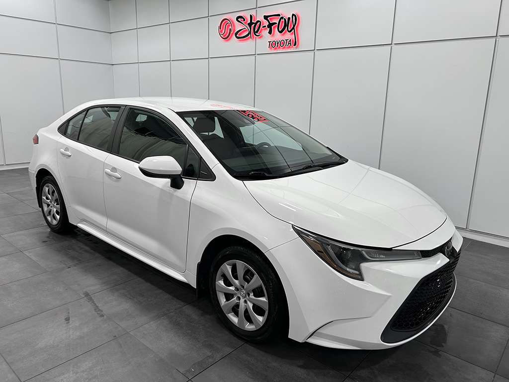 White 2022 Toyota Corolla Sedan Front-Wheel Drive Automatic