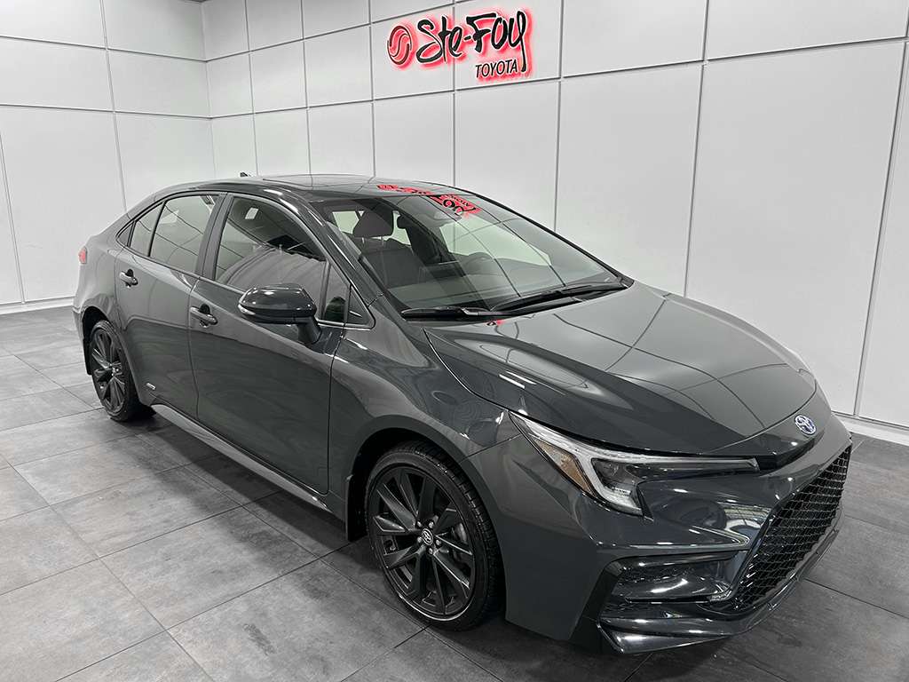 Gray 2025 Toyota Corolla Hybrid Sedan All-Wheel Drive Automatic