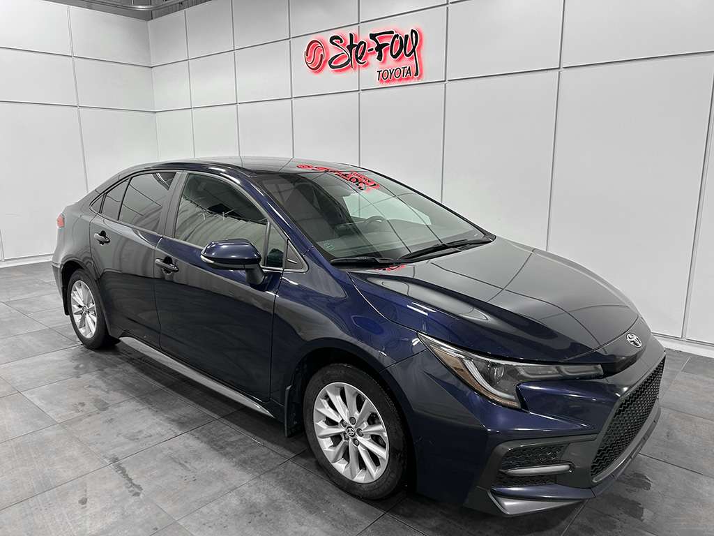 Blue 2022 Toyota Corolla Sedan Front-Wheel Drive Continuously Variable Transmission