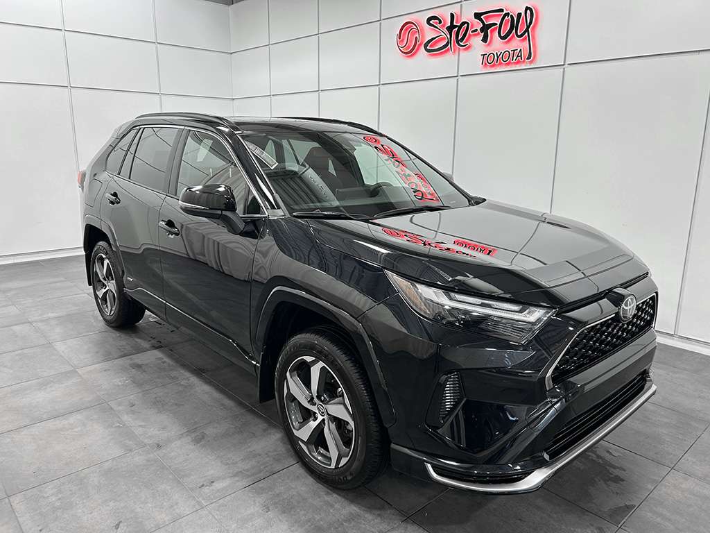 Black 2025 Toyota RAV4 Plug-in Hybrid SUV / Crossover All-Wheel Drive Continuously Variable Transmission