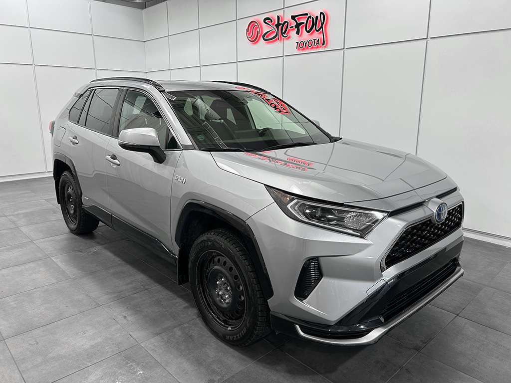 Silver 2021 Toyota RAV4 Prime SUV / Crossover All-Wheel Drive Continuously Variable Transmission