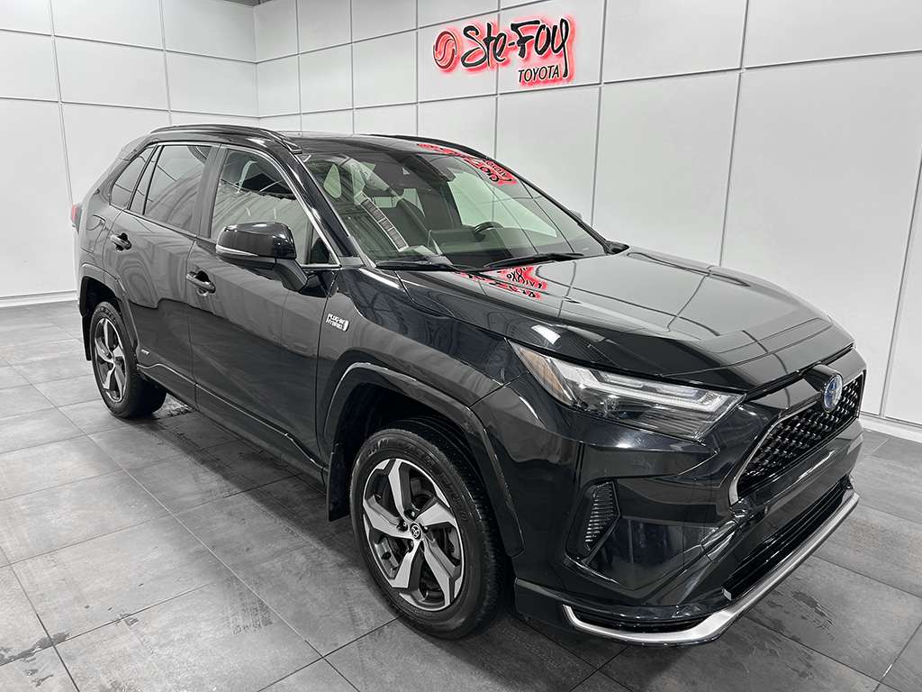 Black 2023 Toyota RAV4 Prime SUV / Crossover All-Wheel Drive Continuously Variable Transmission