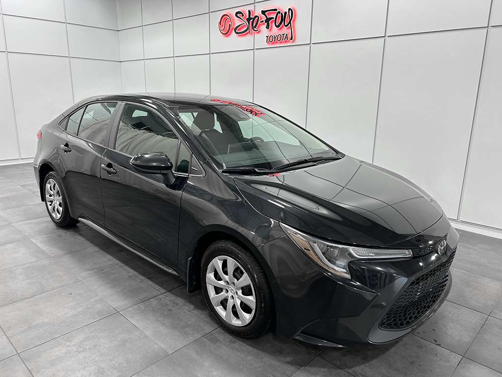 Black 2021 Toyota Corolla Sedan Front-Wheel Drive Continuously Variable Transmission