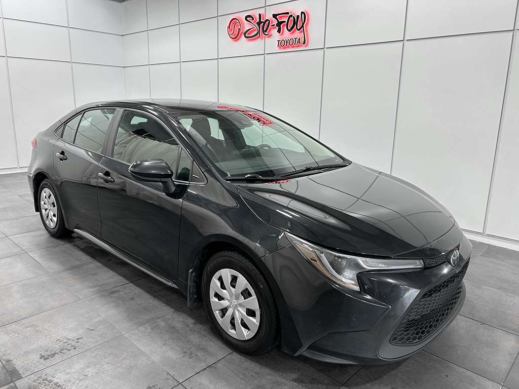 Black 2022 Toyota Corolla Sedan Front-Wheel Drive Continuously Variable Transmission