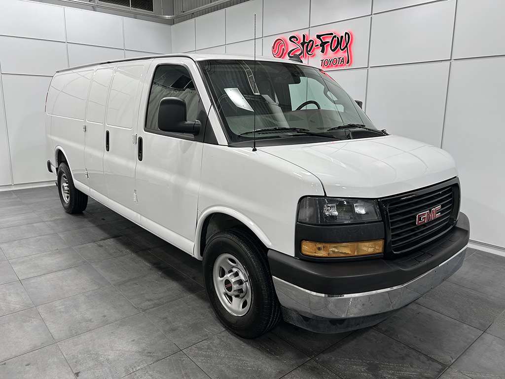 White 2023 GMC Savana Cargo Van Rear-Wheel Drive Automatic