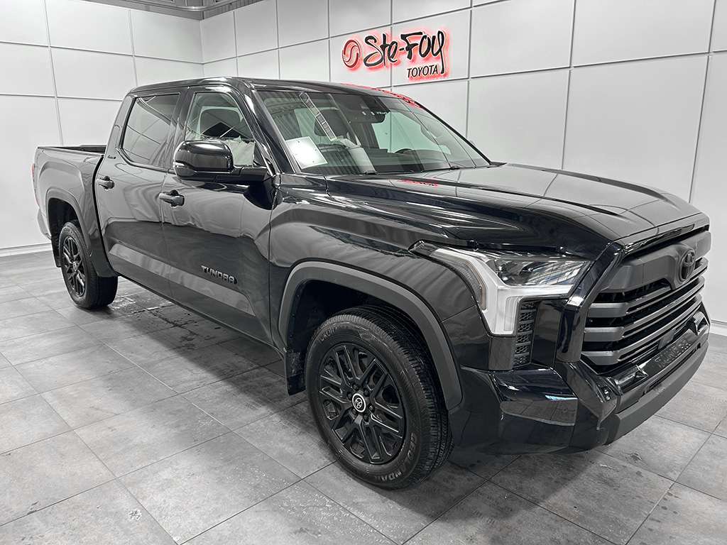 Black 2024 Toyota Tundra Pickup Truck Four-Wheel Drive Automatic