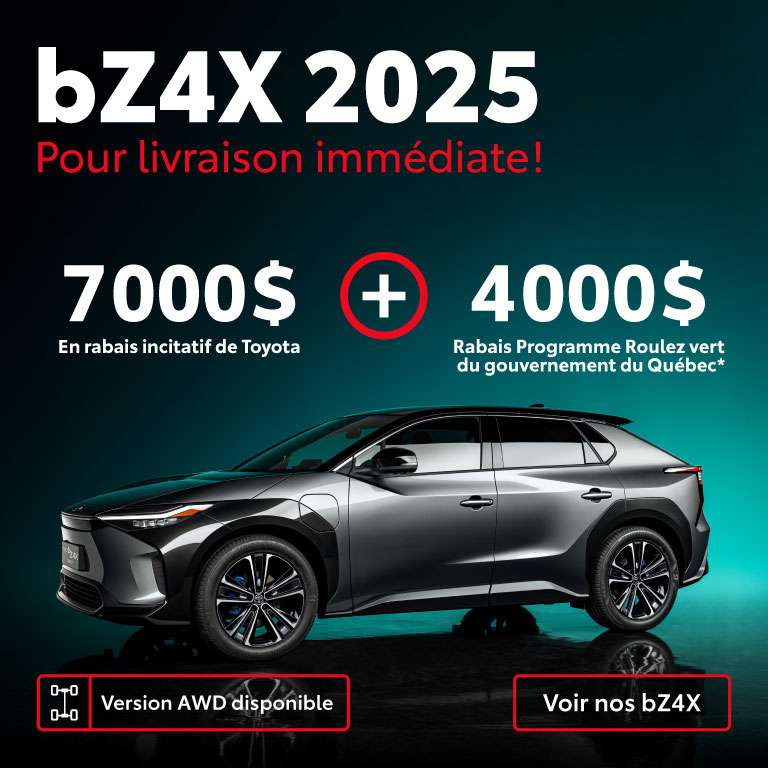 bZ4X 2025 Pour livraison immédiat !